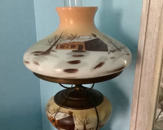 Painted lamp