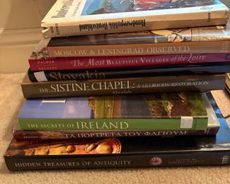 Loads of art and travel books