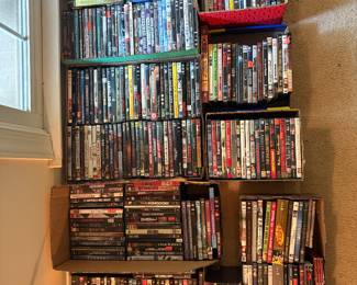 Huge collection of DVDs