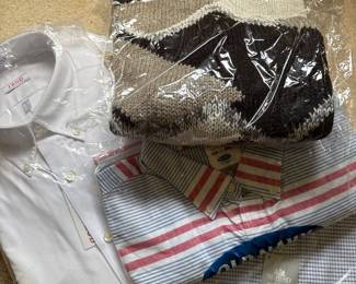 More men's clothing in original packaging