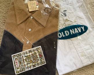 Men's clothes in original packaging