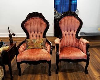 Pair of Antique Victorian Chairs