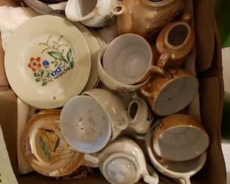 Antique child's tea set