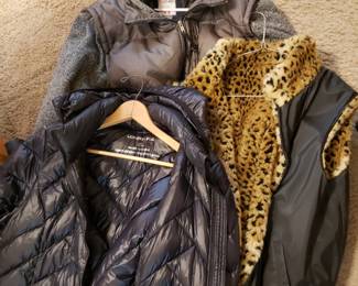 Many nice designer clothes