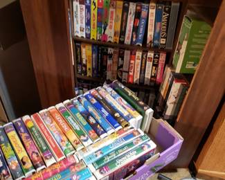 Loads of VHS from 80s and 90s