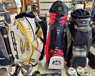 Nice Cobra golf bag, and NEW Ryder Cup US golf bag!