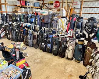 Huge selection of golf bags