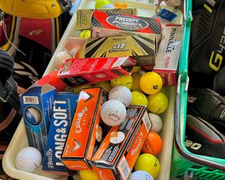 Selection of golf balls