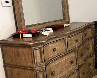 Hooker dresser with mirror