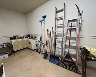 Hand tools, ladders