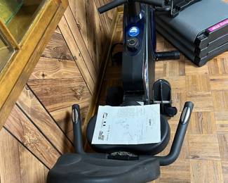 Recumbent bike rower