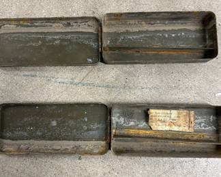 Lot #123 US Military Socket Wrench Box OD Green Steel NSN 5120-257-5468 1956 Lot 2
