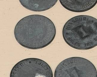 Antique Tokens Missouri Sales Tax Receipt