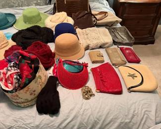 Hats and purses