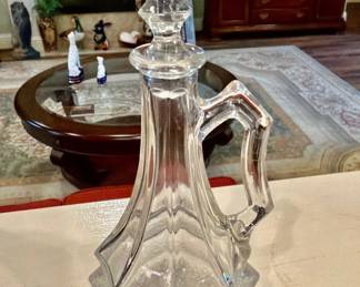 Antique Glass Cruet and Stopper