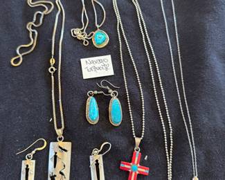 JERRY ROAN, RICHARD BEGAY NAVAJO & MEXICAN STERLING