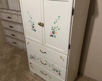 Floral design cabinet