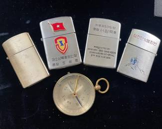 Vintage Lighters from Vietnam, Compass