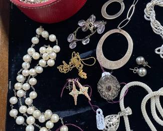 Black Hills Gold, Pearls, Sterling