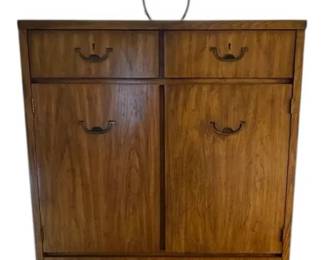 Dixie 6Drawer Dresser w Black  Beige Lamp