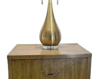 Dixie 2Drawer Night Stand With Lamp