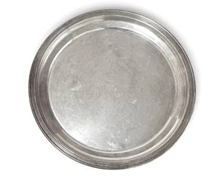 10 Gorham Sterling Silver Engraved Plate 318g