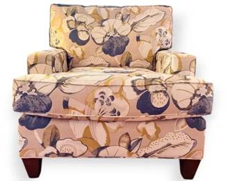 King Hickory Floral Chair