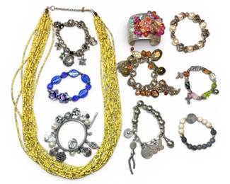 Colorful Beaded Bracelets  Necklace