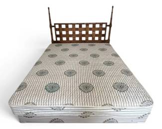 Dixie Bedframe with Wooden Backboard