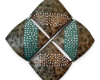 FourPanel Metal Wall Art