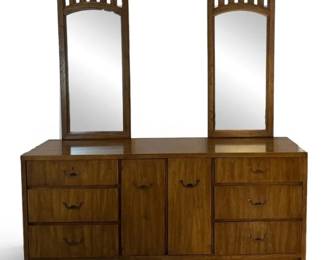 Dixie 9Drawer Dresser With 2 Mirrors