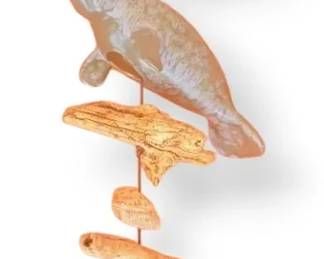 Manatee Driftwood  Shell Hanging Ceiling Decor