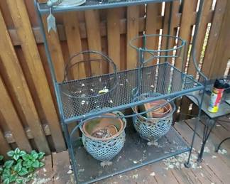 wrought iron Salterini server 