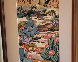 Hand made south west needlepoint