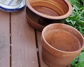 Garden pots some Italy