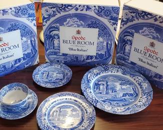 Spode Blue Room Italian service for 6