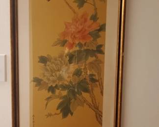 Chinese watercolor Possibly Li Qianchun Guannin