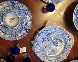 Spode Blue Italian service for 6