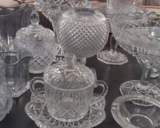 Multiple large miscellaneous glass lots