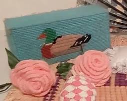 Stitched brick cover doorstop and other handmade decor