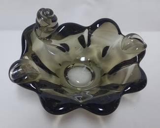 Vintage Italian Murano glass ashtray