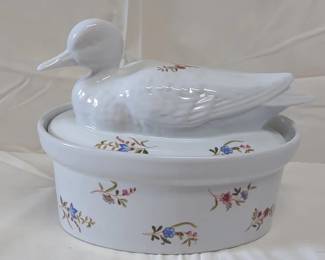 Vintage BIA Cordon Bleu ceramic casserole dish