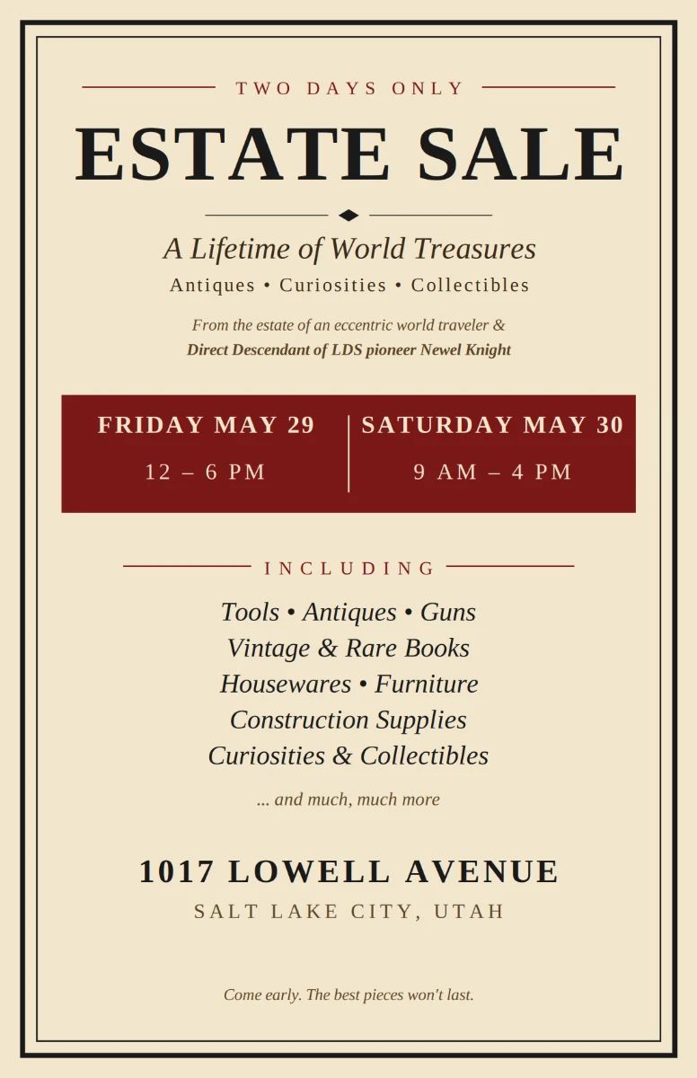 Estate Sale