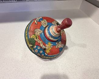 Tin Lithograph Spinning Too