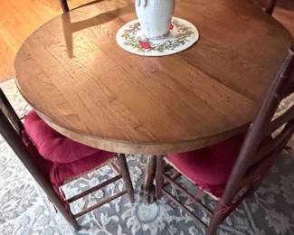 Oak Table and Chairs