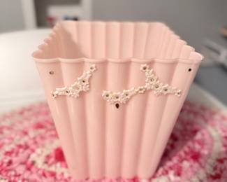 MCM Pink Wastebasket