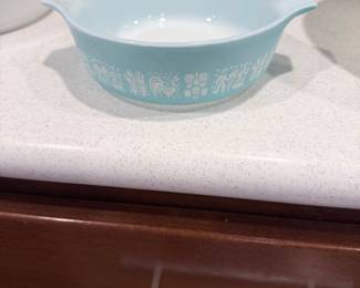 Blue Pyrex Dish