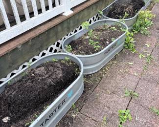 5 Tarter Galvanized Tubs (40 Gallons Ea.)