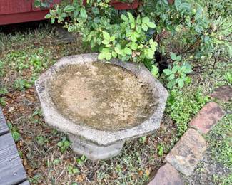 Concrete Bird Bath