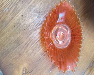 Fostoria Ribbed Dish